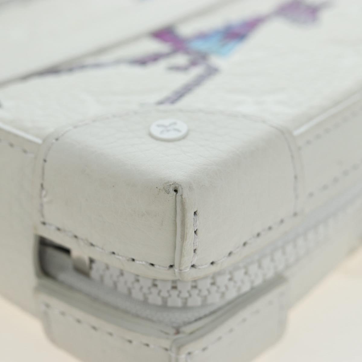 LOUIS VUITTON Taurillon Clemence Soft Trunk LV Friends M80146 Auth 194713SAM