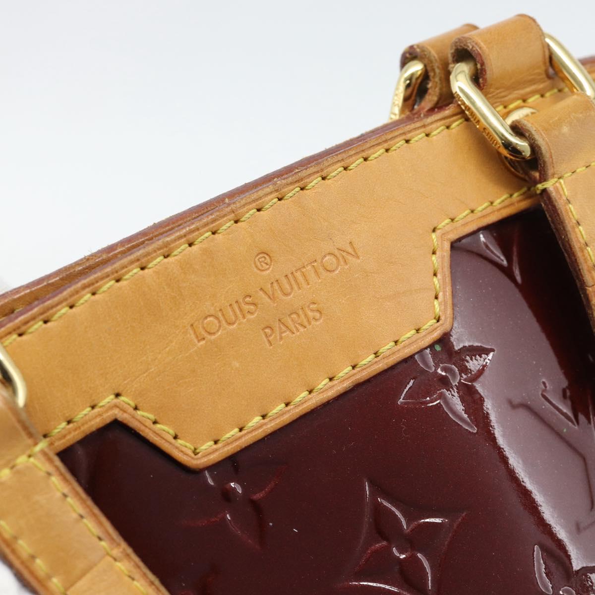 LOUIS VUITTON Monogram Vernis Blair MM Bag 2way Rouge Favist M91690 Auth 194714