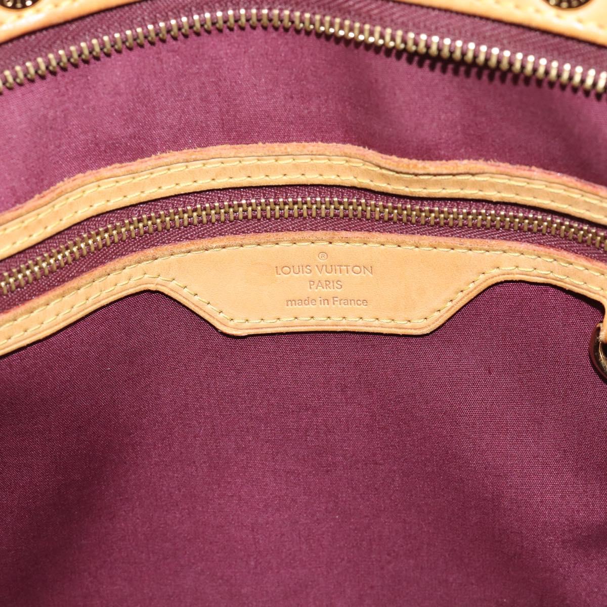 LOUIS VUITTON Monogram Vernis Blair MM Bag 2way Rouge Favist M91690 Auth 194714