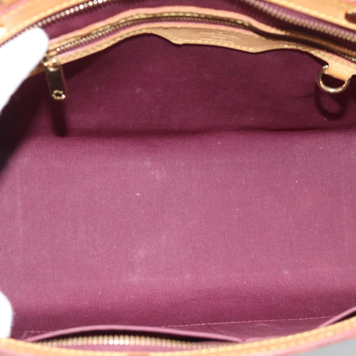 LOUIS VUITTON Monogram Vernis Blair MM Bag 2way Rouge Favist M91690 Auth 194714