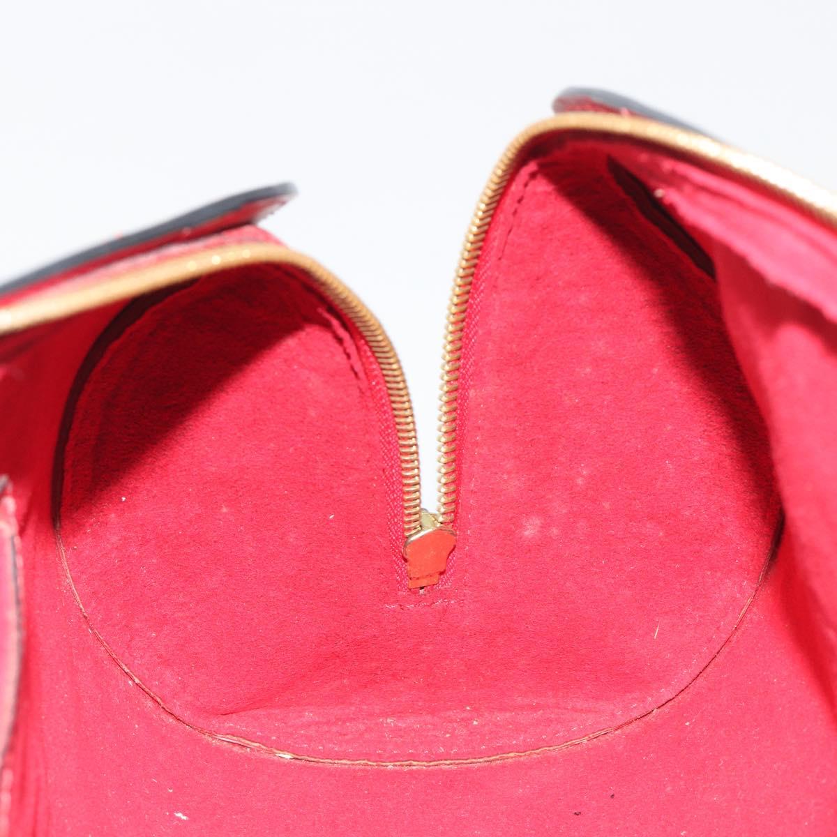 LOUIS VUITTON Epi Soufflot Hand Bag Red M52227 LV Auth 194739