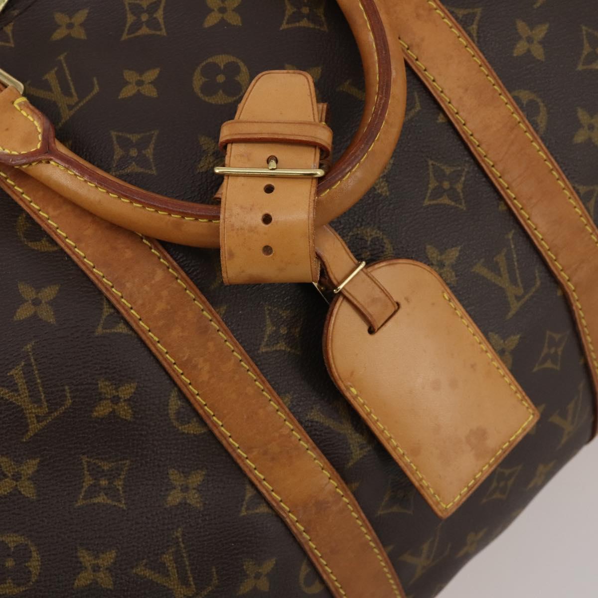 LOUIS VUITTON Monogram Keepall Bandouliere 45 Boston Bag M41418 LV Auth 194750