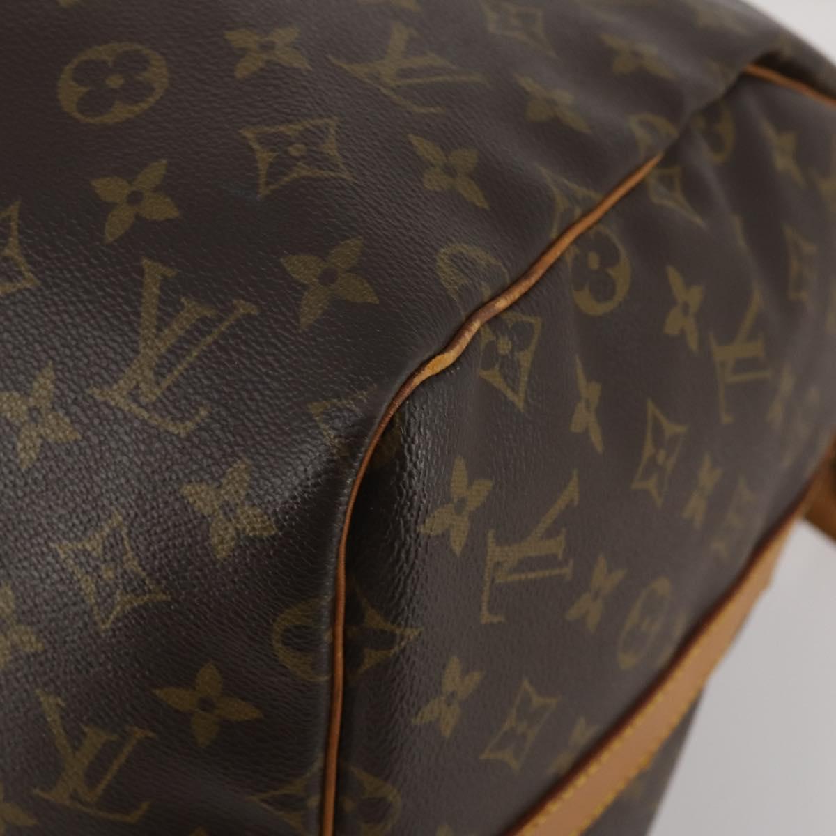 LOUIS VUITTON Monogram Keepall Bandouliere 55 Boston Bag M41414 LV Auth 194751