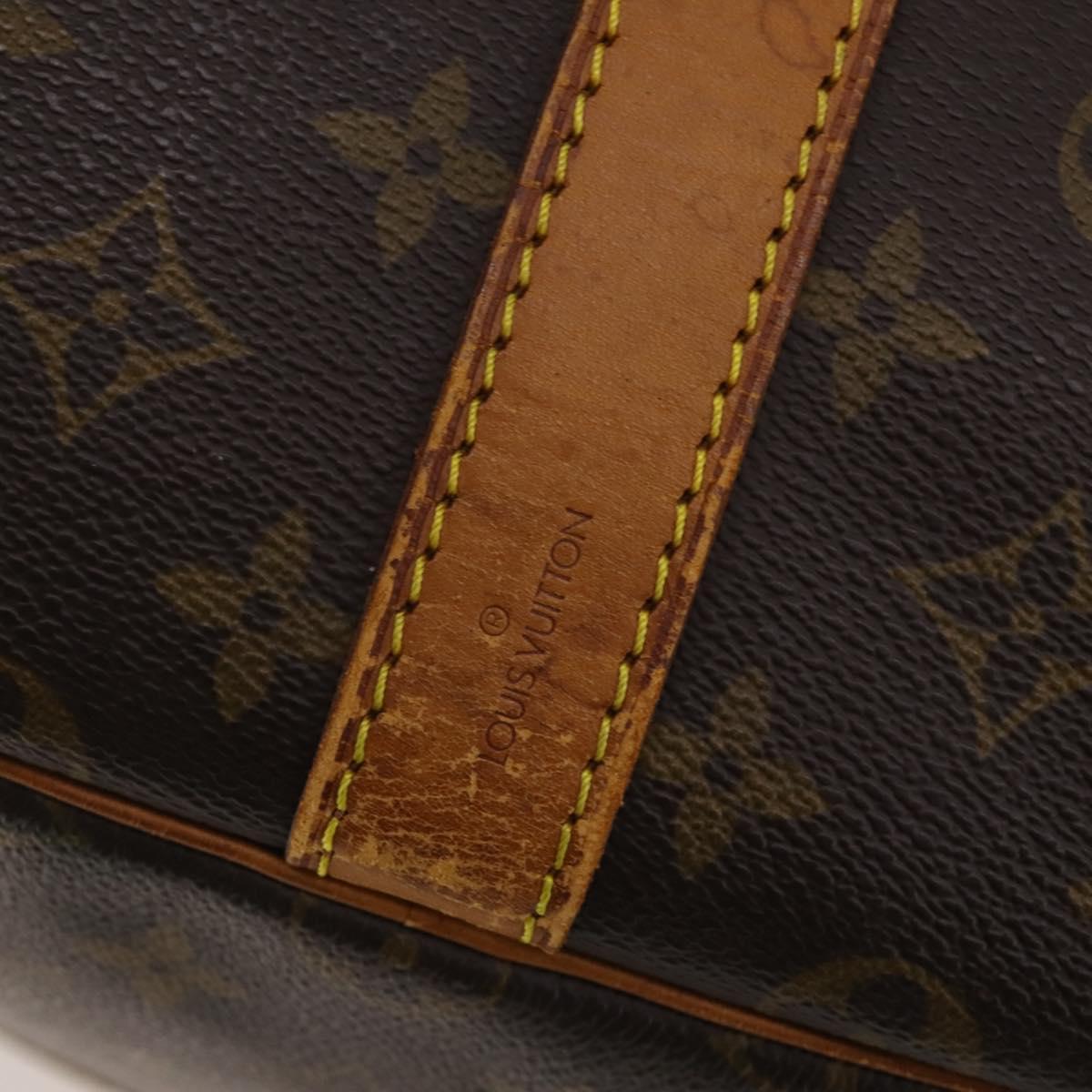 LOUIS VUITTON Monogram Keepall Bandouliere 55 Boston Bag M41414 LV Auth 194751
