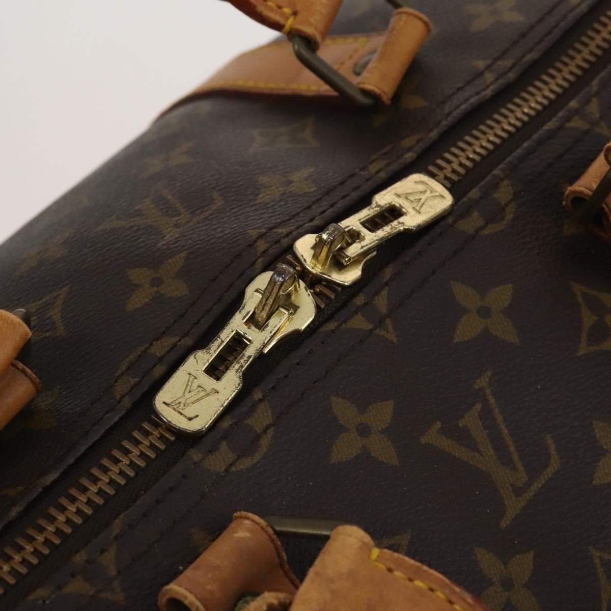 LOUIS VUITTON Monogram Keepall Bandouliere 55 Boston Bag M41414 LV Auth 194751