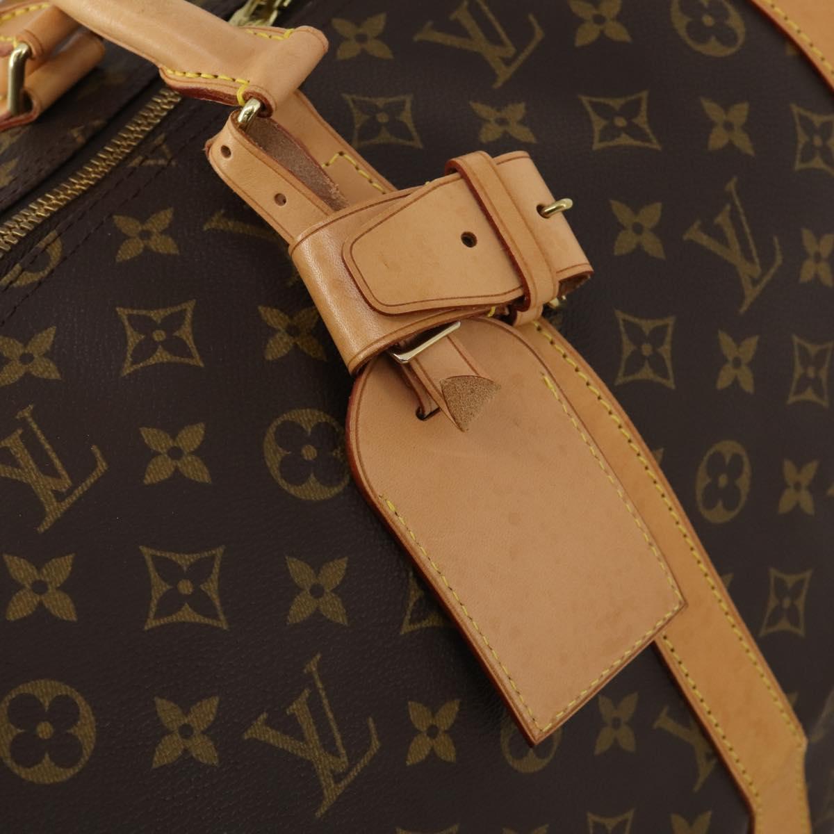 LOUIS VUITTON Monogram Keepall Bandouliere 55 Boston Bag M41414 LV Auth 194752V