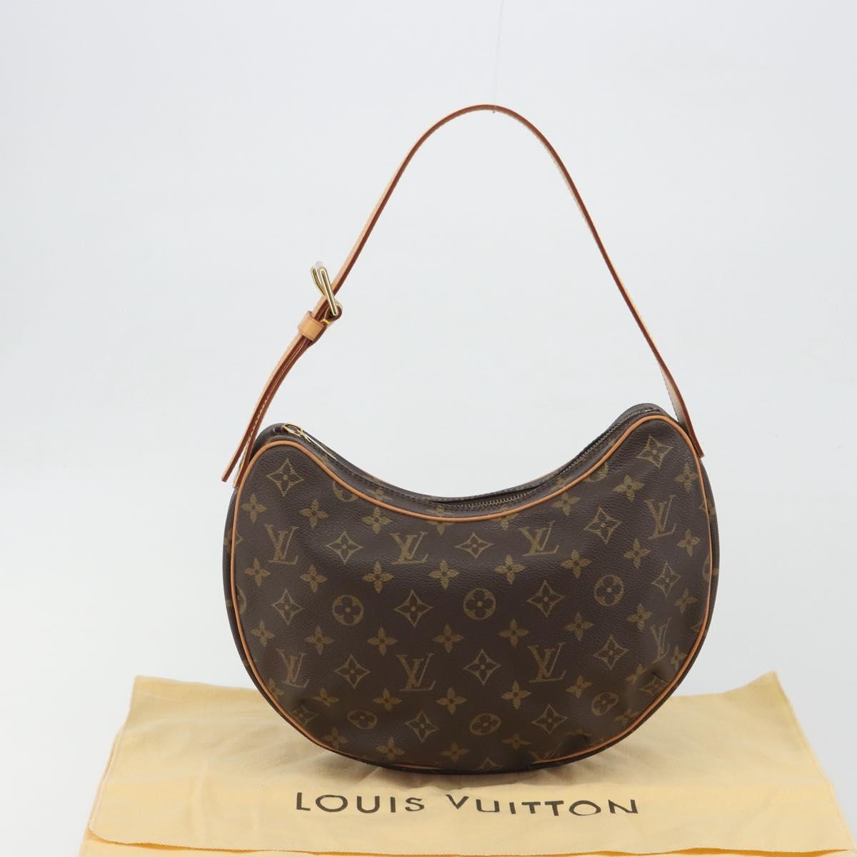 LOUIS VUITTON Monogram Croissant MM Shoulder Bag M51512 LV Auth 194753SAV