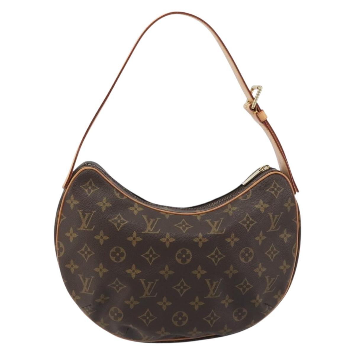 LOUIS VUITTON Monogram Croissant MM Shoulder Bag M51512 LV Auth 194753SAV