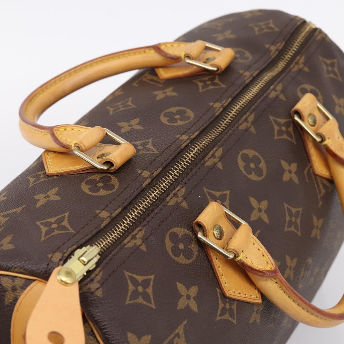 LOUIS VUITTON Monogram Speedy 30 Hand Bag M41526 LV Auth 194768V