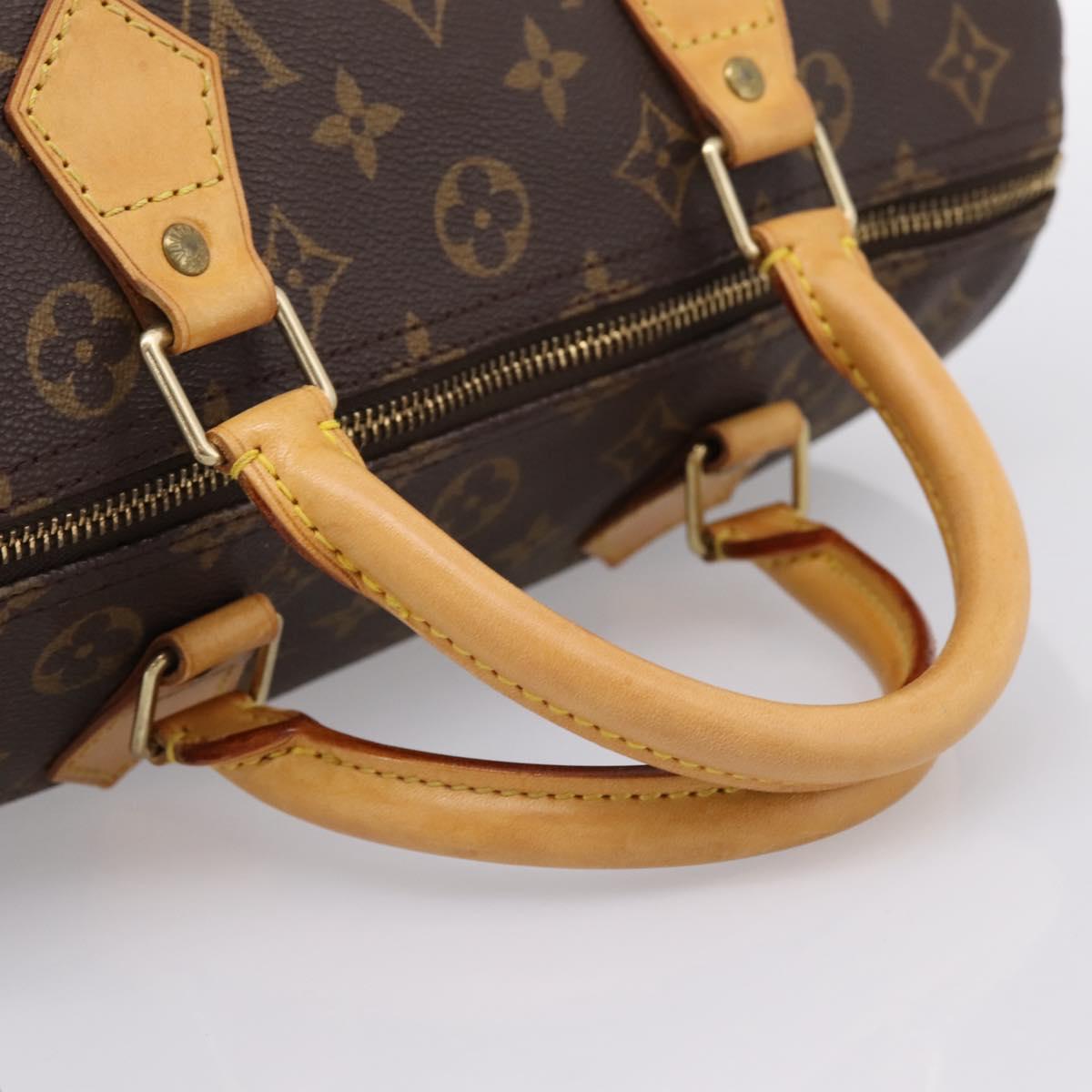 LOUIS VUITTON Monogram Speedy 30 Hand Bag M41526 LV Auth 194768V