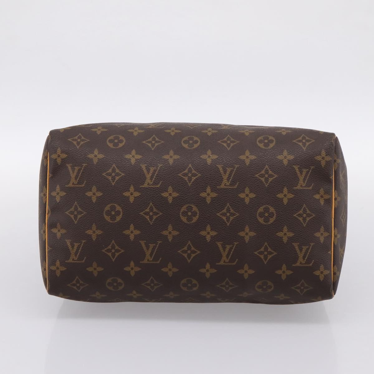 LOUIS VUITTON Monogram Speedy 30 Hand Bag M41526 LV Auth 194768V