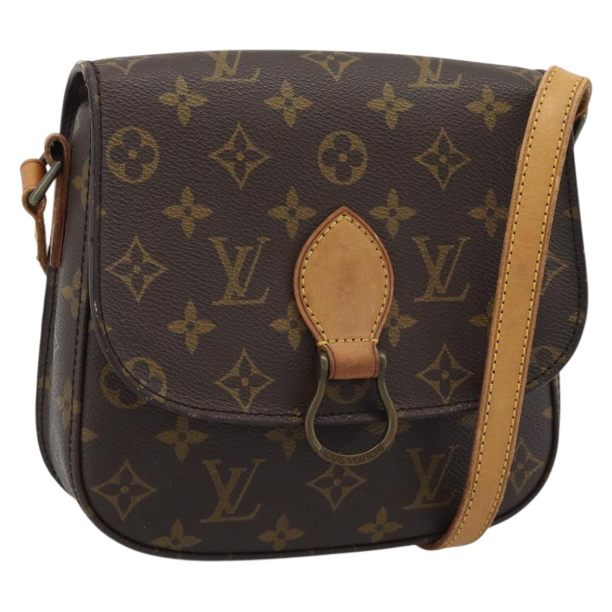 LOUIS VUITTON Monogram Saint Cloud MM Shoulder Bag M51243 LV Auth 194769