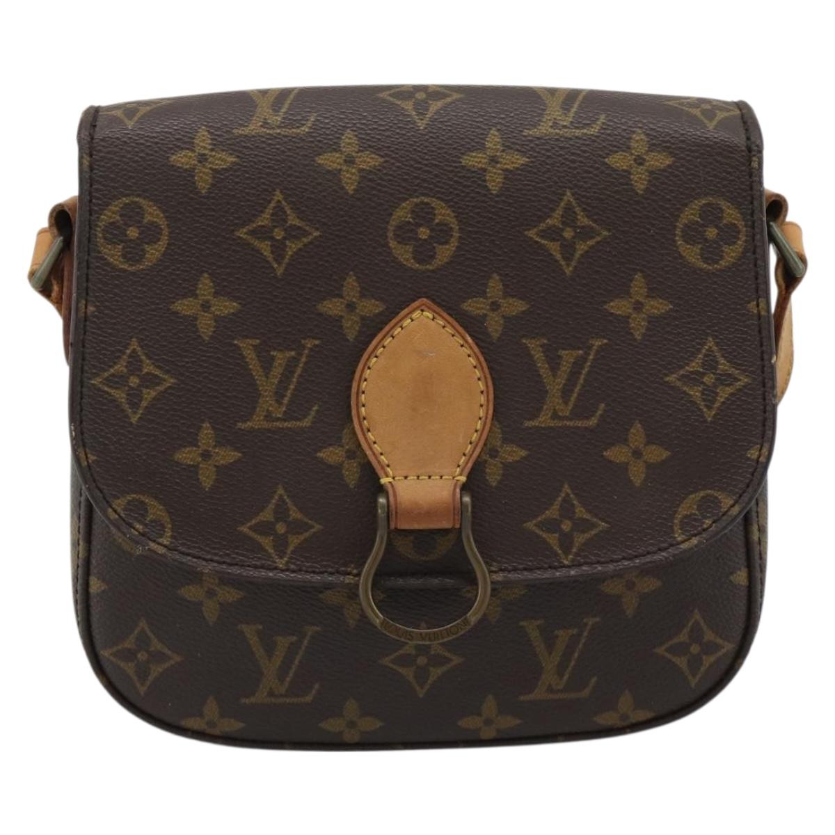 LOUIS VUITTON Monogram Saint Cloud MM Shoulder Bag M51243 LV Auth 194769