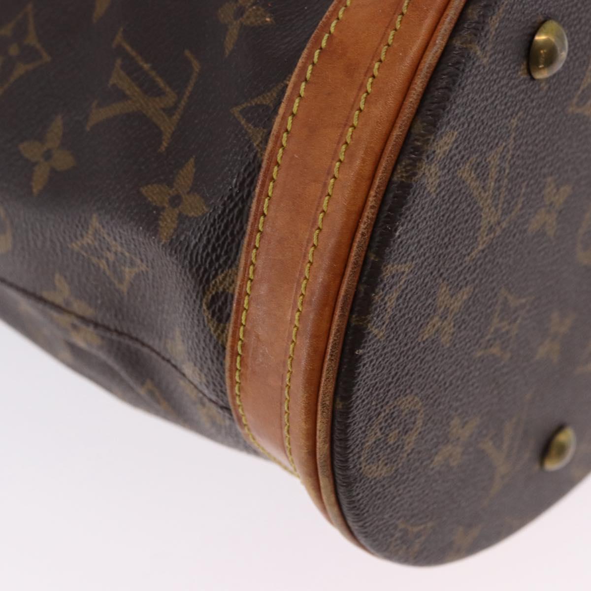 LOUIS VUITTON Monogram Bucket GM Shoulder Bag M42236 LV Auth 194770