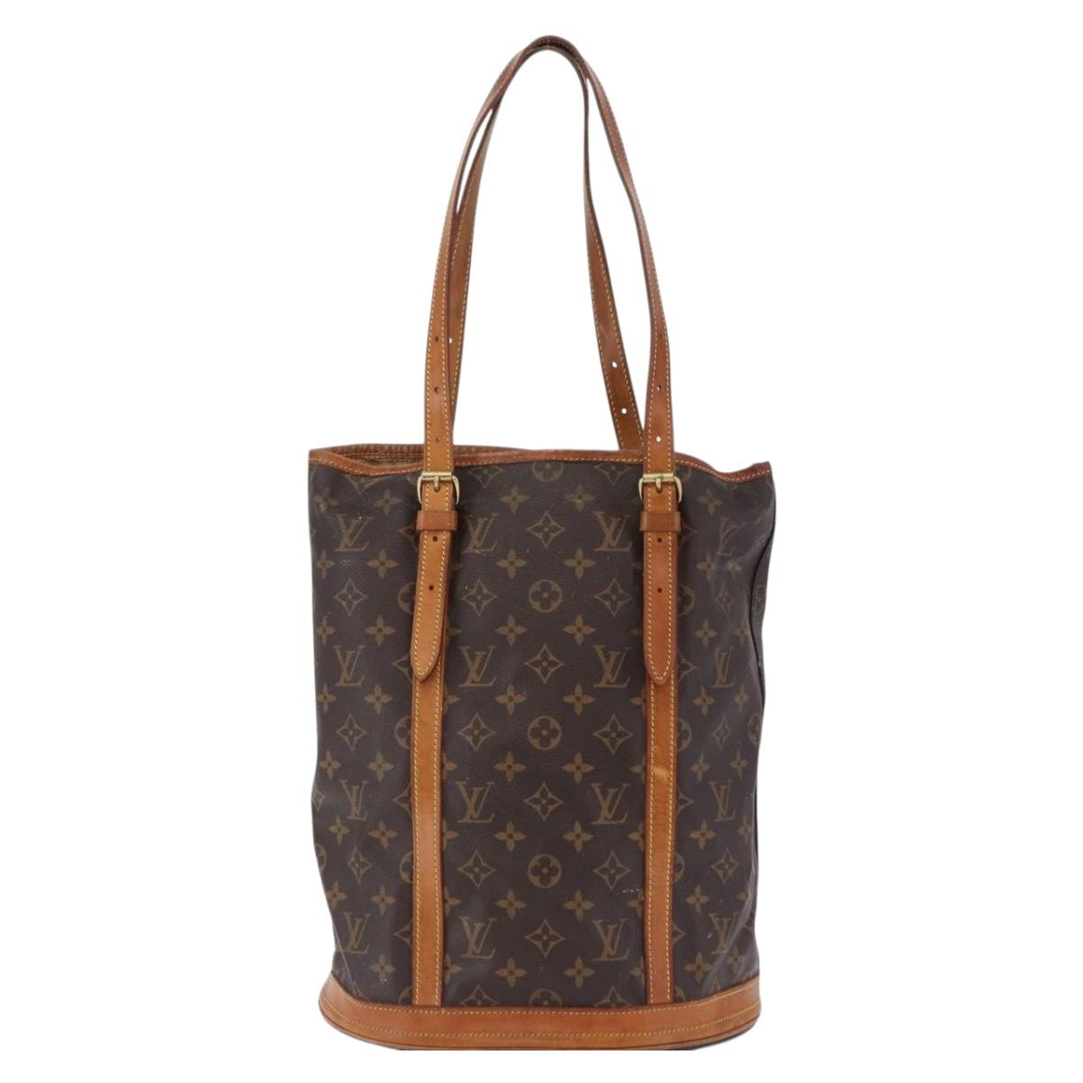 LOUIS VUITTON Monogram Bucket GM Shoulder Bag M42236 LV Auth 194770