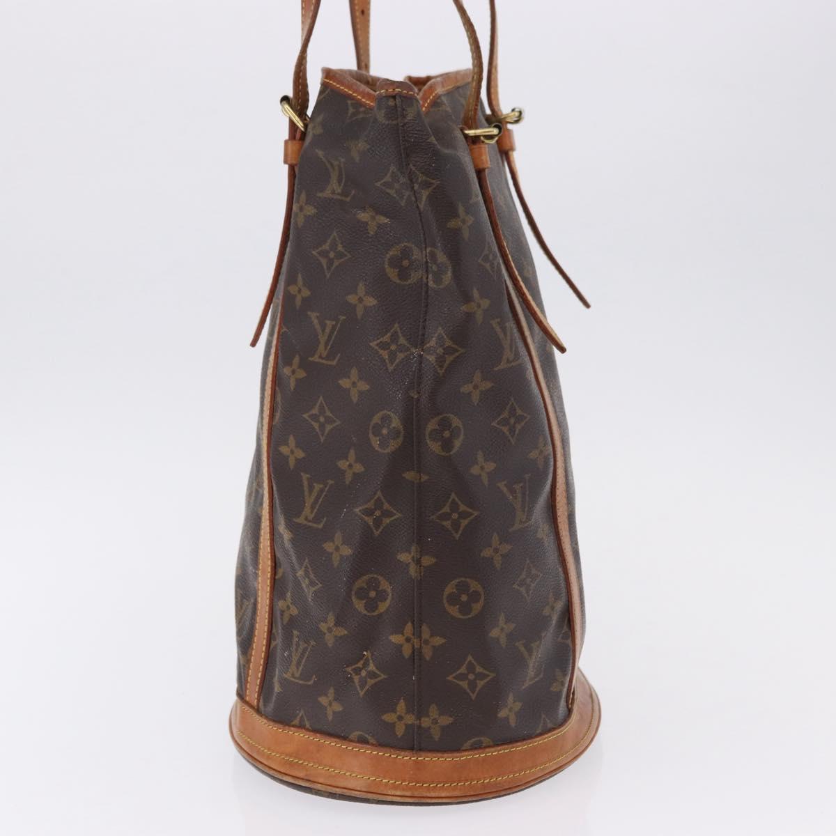 LOUIS VUITTON Monogram Bucket GM Shoulder Bag M42236 LV Auth 194770