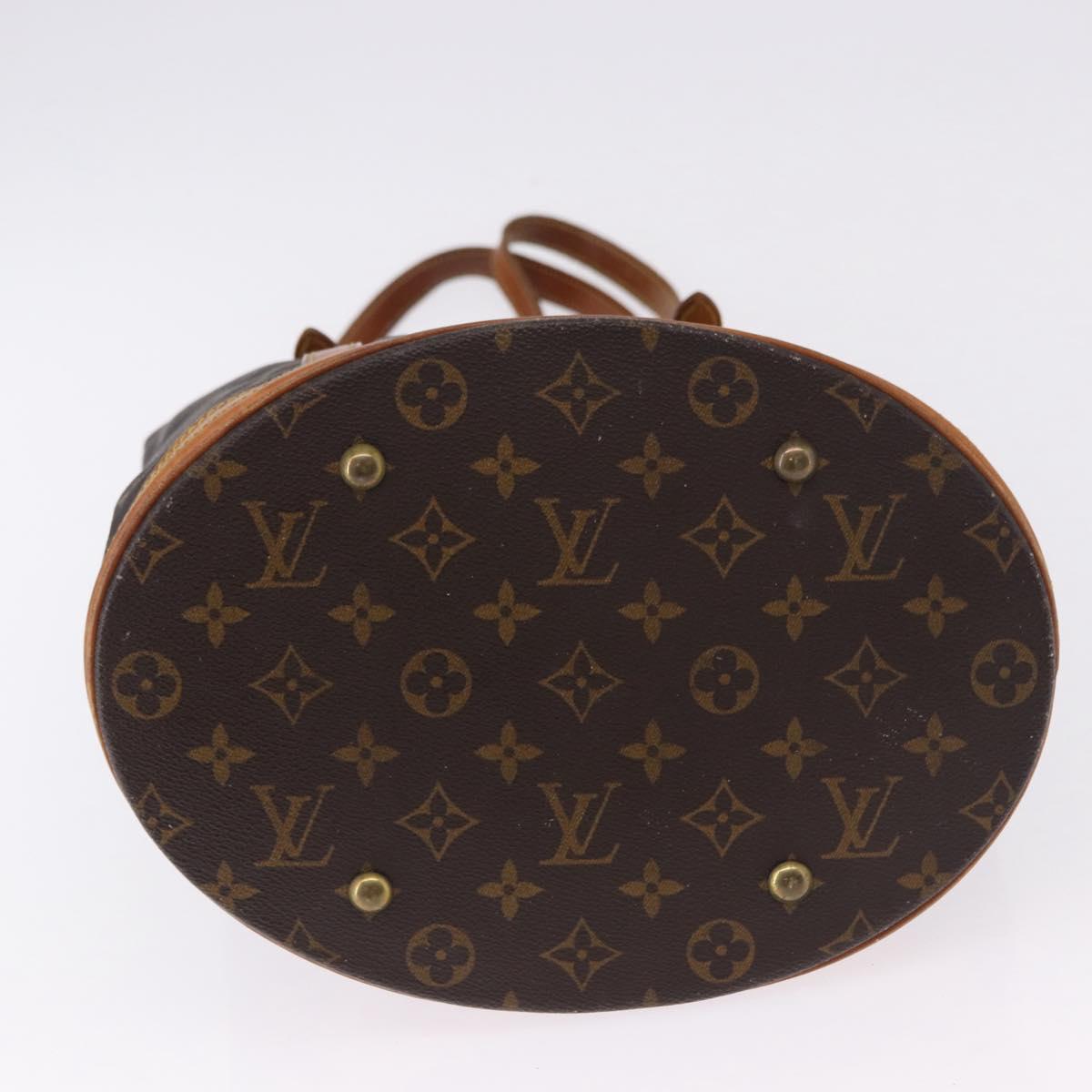 LOUIS VUITTON Monogram Bucket GM Shoulder Bag M42236 LV Auth 194770