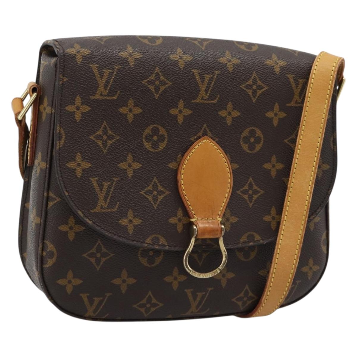 LOUIS VUITTON Monogram Saint Cloud GM Shoulder Bag M51242 LV Auth 194773