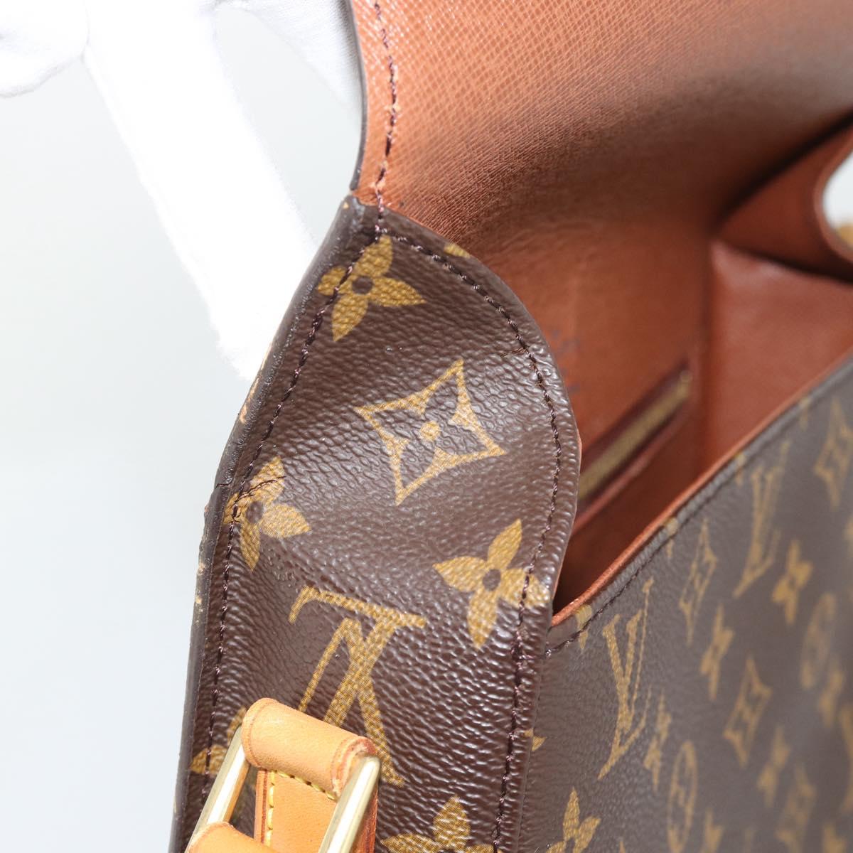 LOUIS VUITTON Monogram Saint Cloud GM Shoulder Bag M51242 LV Auth 194773