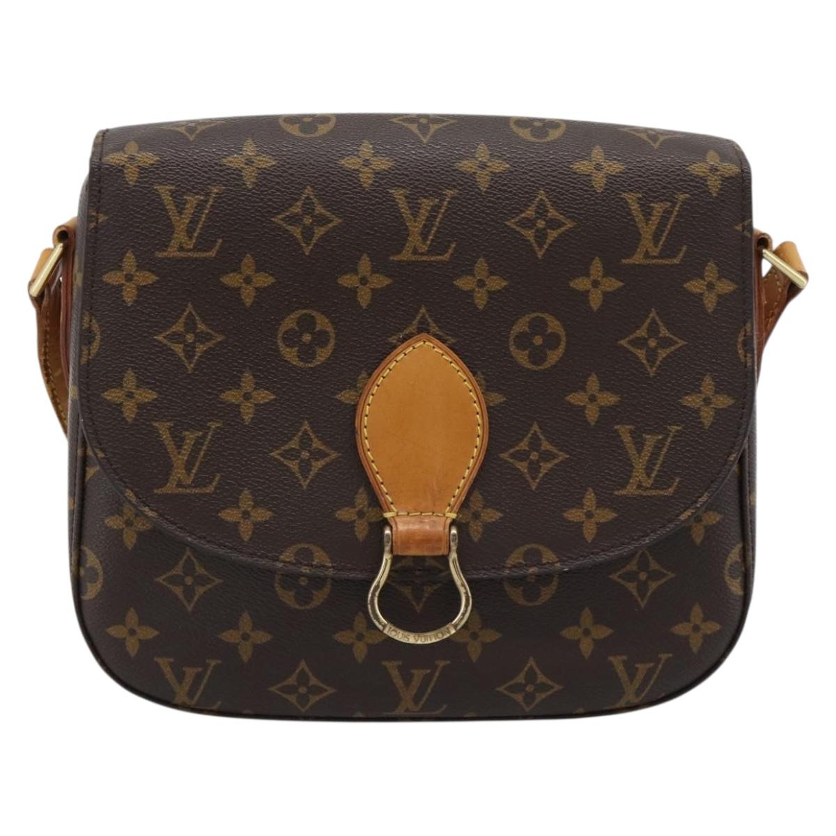LOUIS VUITTON Monogram Saint Cloud GM Shoulder Bag M51242 LV Auth 194773