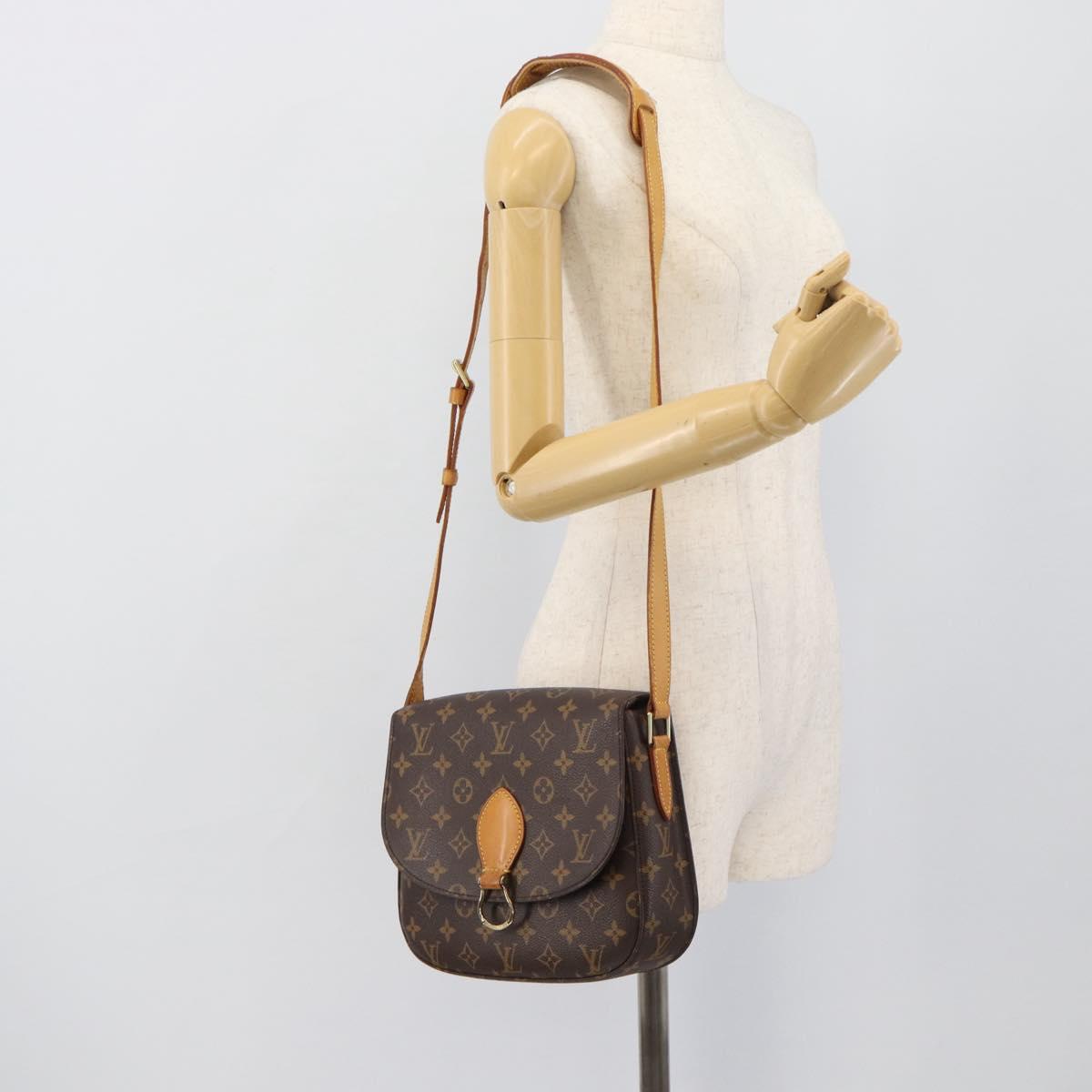 LOUIS VUITTON Monogram Saint Cloud GM Shoulder Bag M51242 LV Auth 194773