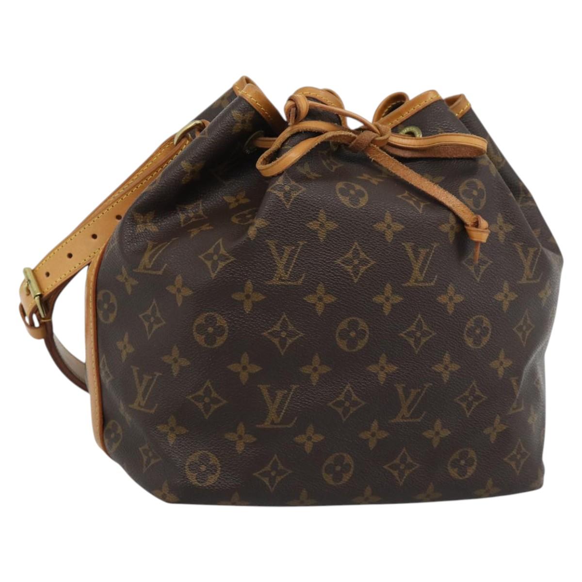 LOUIS VUITTON Monogram Petit Noe Shoulder Bag M42226 LV Auth 194774V