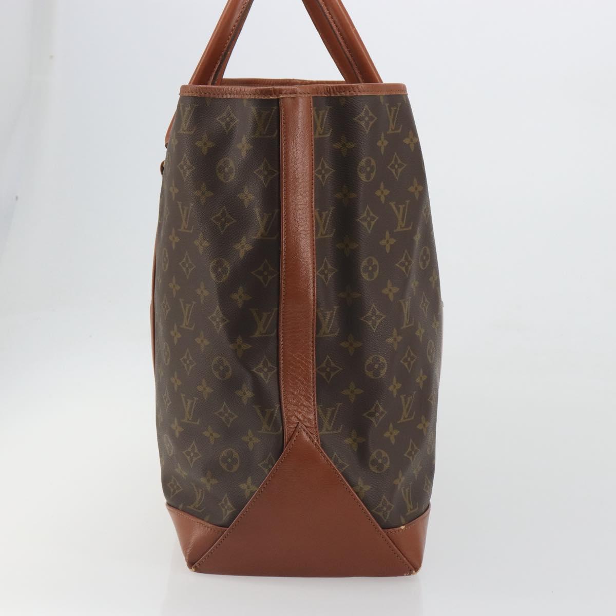 LOUIS VUITTON Monogram Sack Weekend GM Tote Bag M42420 LV Auth 194775