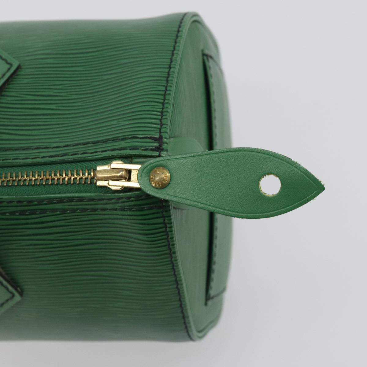 LOUIS VUITTON Epi Speedy 25 Hand Bag Borneo Green M43014 LV Auth 194779V