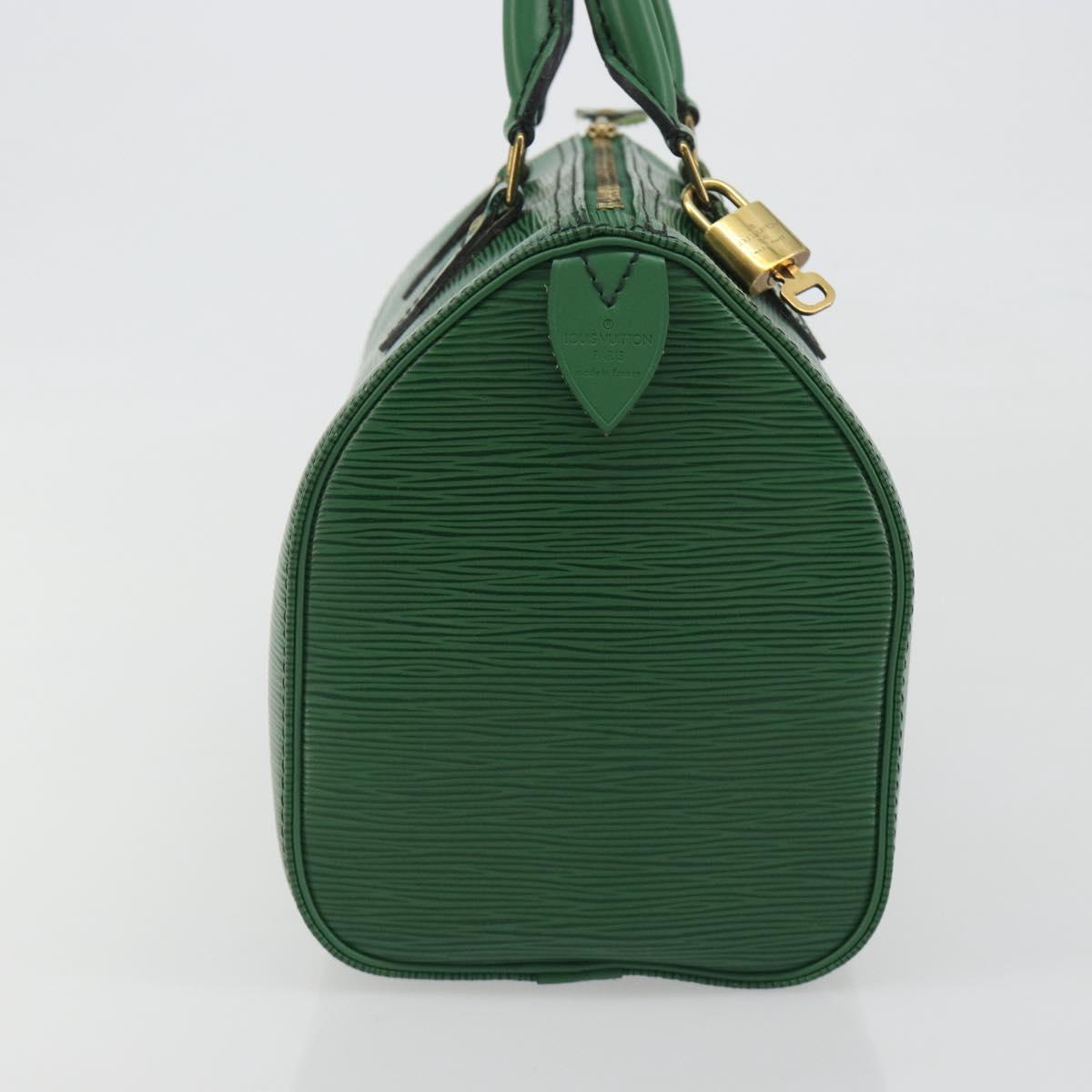 LOUIS VUITTON Epi Speedy 25 Hand Bag Borneo Green M43014 LV Auth 194779V