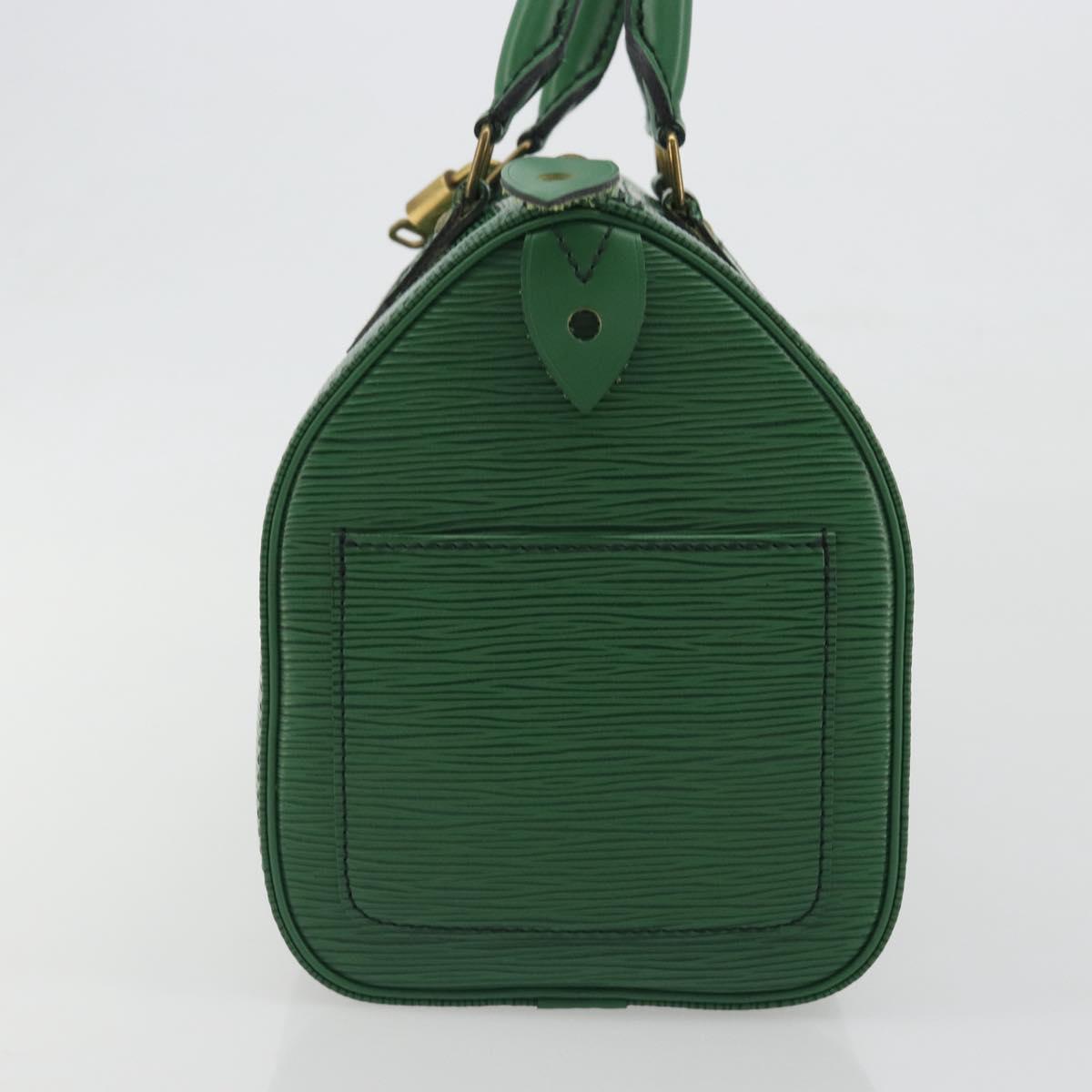 LOUIS VUITTON Epi Speedy 25 Hand Bag Borneo Green M43014 LV Auth 194779V