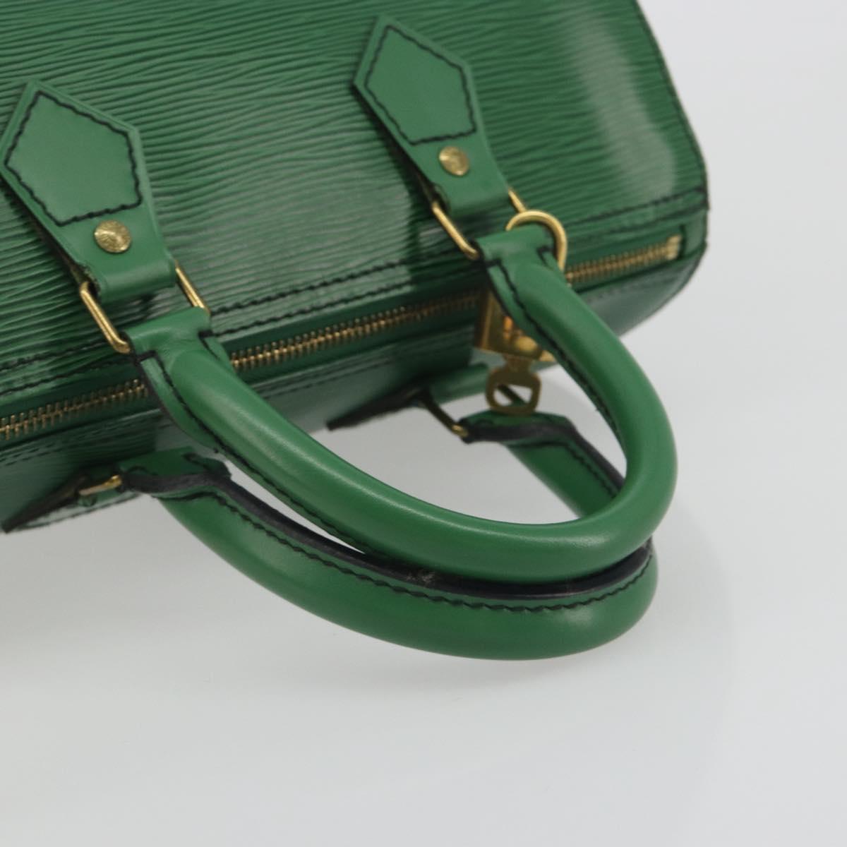 LOUIS VUITTON Epi Speedy 25 Hand Bag Borneo Green M43014 LV Auth 194779V