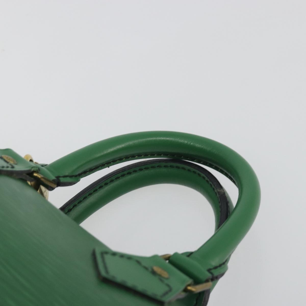 LOUIS VUITTON Epi Speedy 25 Hand Bag Borneo Green M43014 LV Auth 194779V