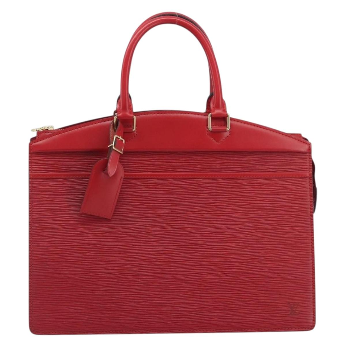 LOUIS VUITTON Epi Riviera Hand Bag Red M48187 LV Auth 194780