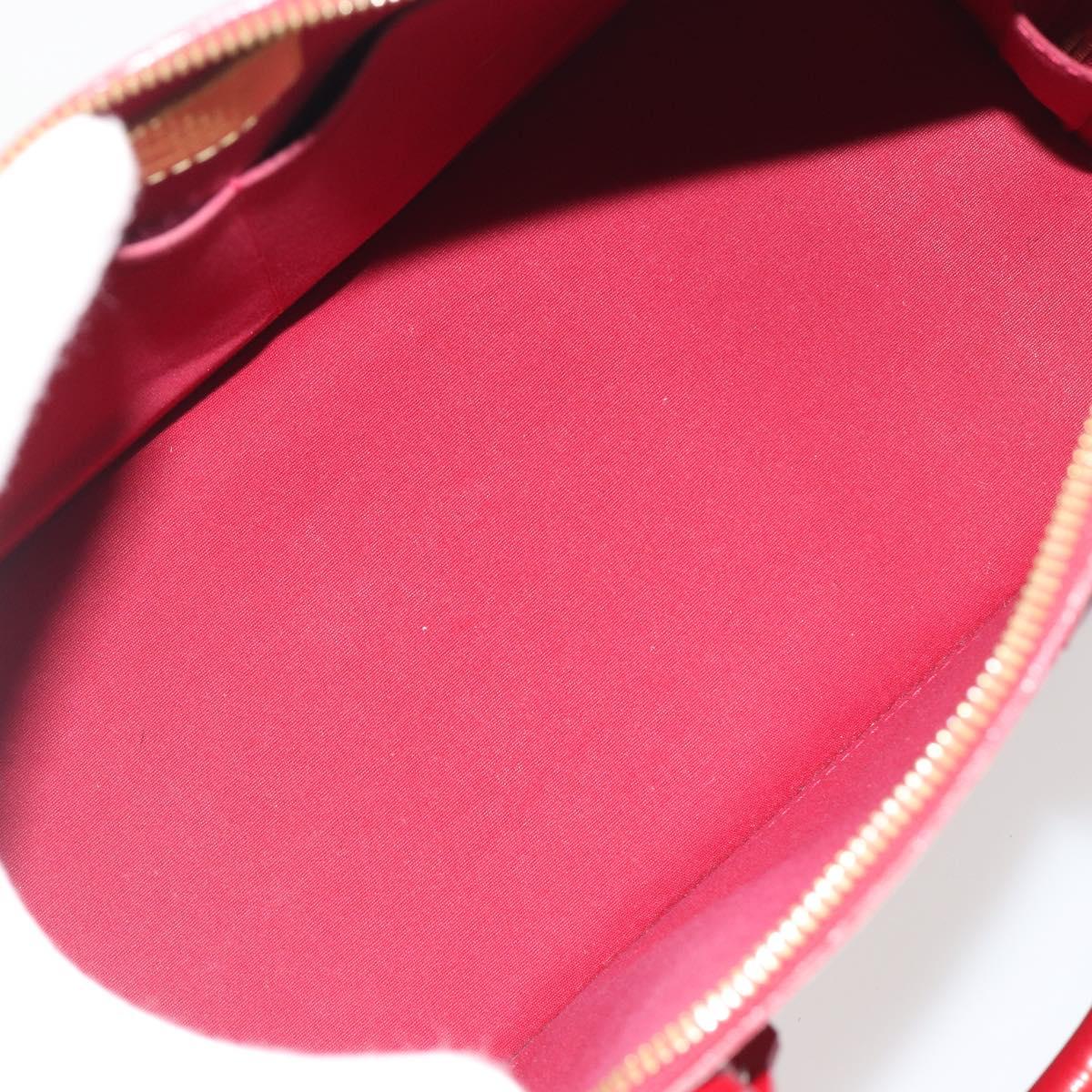 LOUIS VUITTON Monogram Vernis Alma PM Bag Rose Andian M91770 LV Auth 194781V
