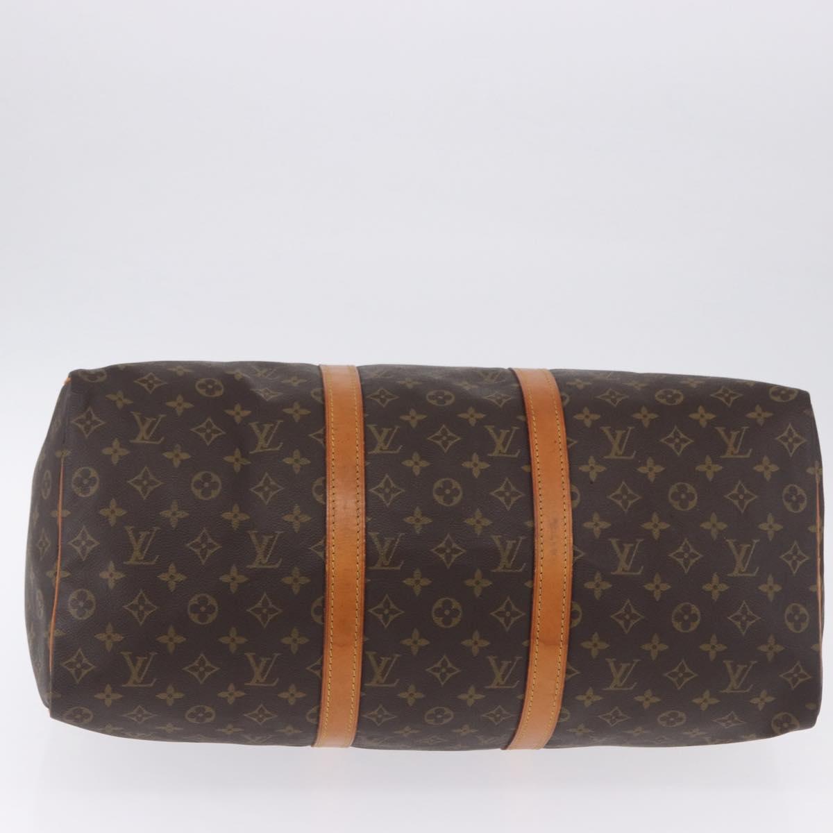 LOUIS VUITTON Monogram Keepall 50 Boston Bag M41426 LV Auth 194861
