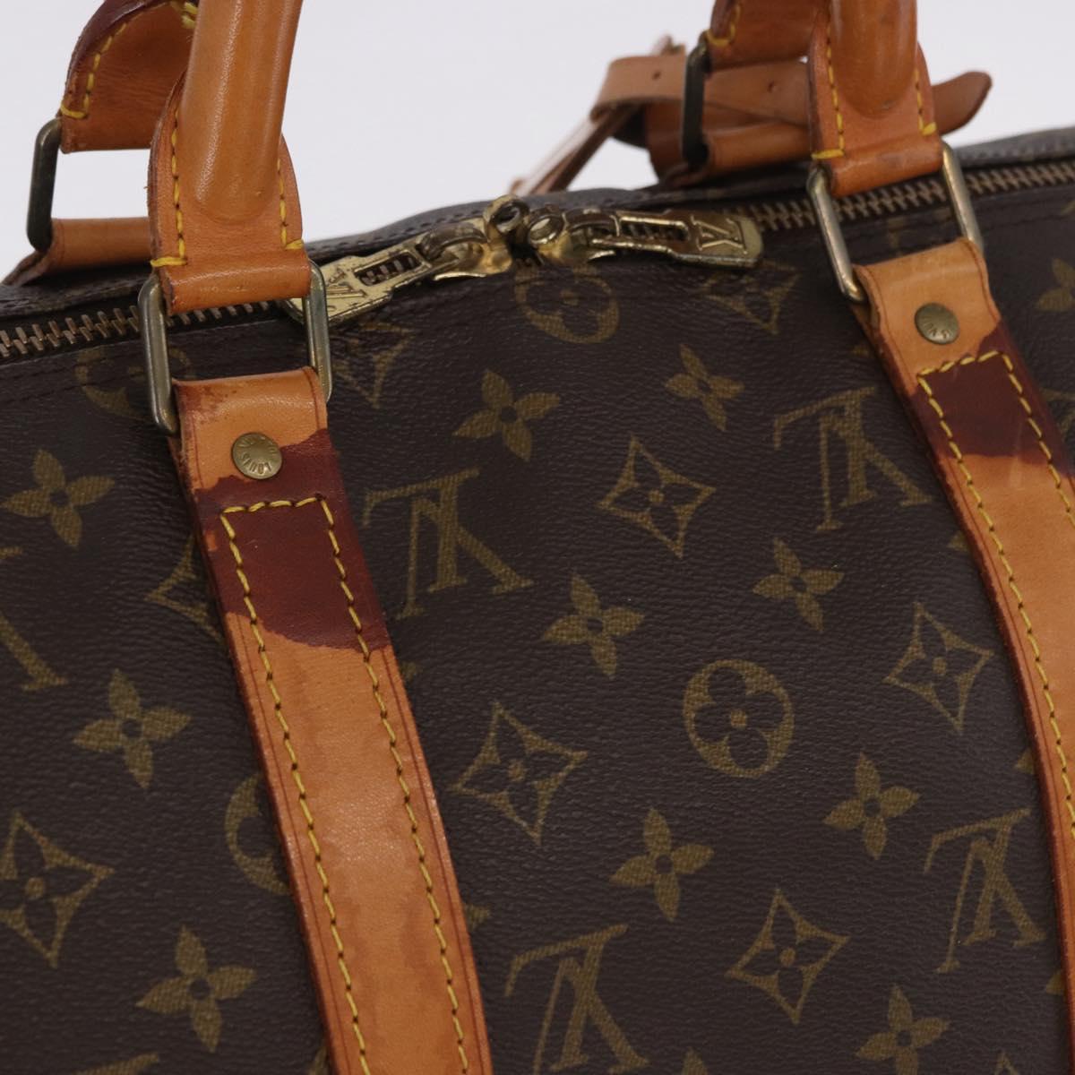 LOUIS VUITTON Monogram Keepall 50 Boston Bag M41426 LV Auth 194861
