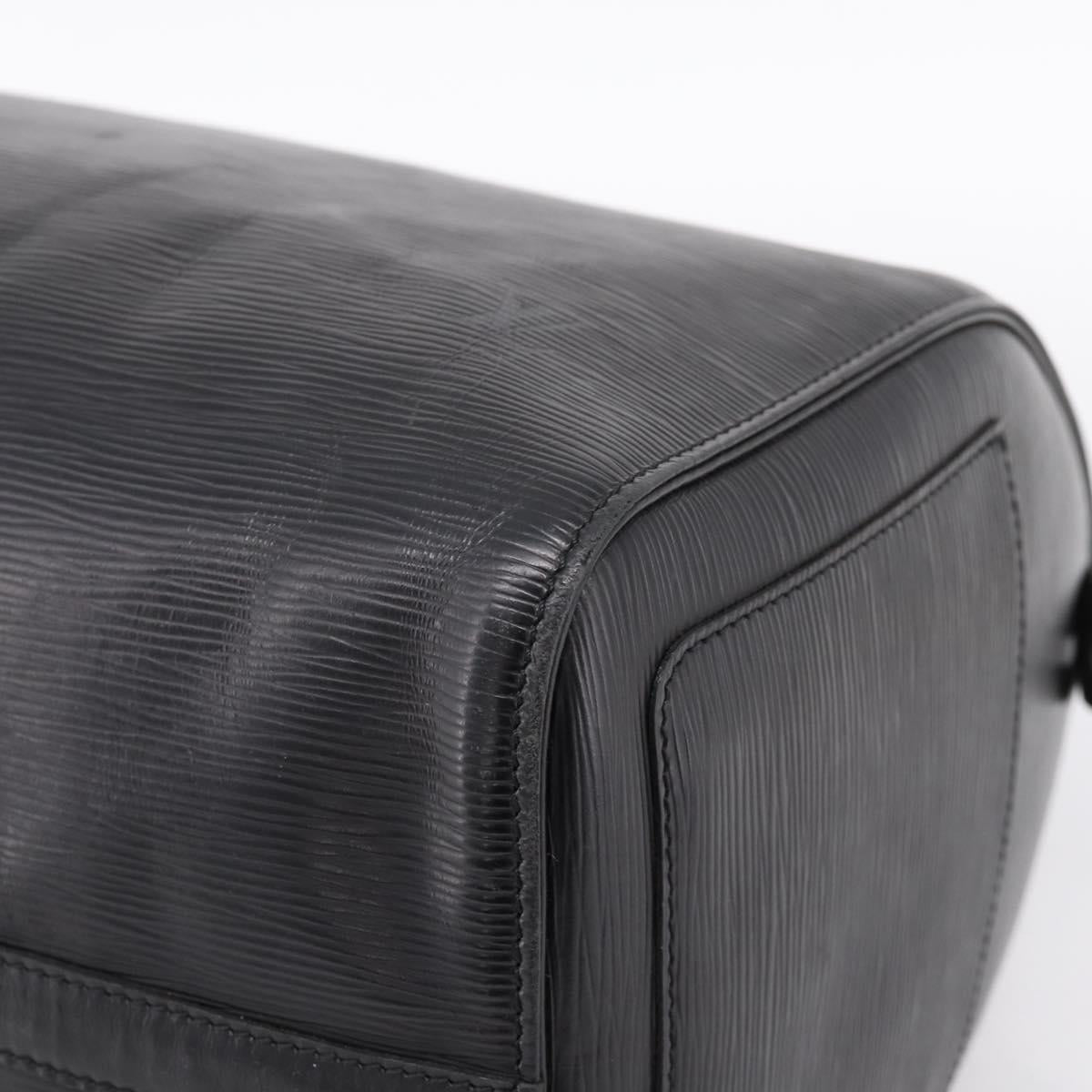 LOUIS VUITTON Epi Speedy 40 Hand Bag Black M42982 LV Auth 194868