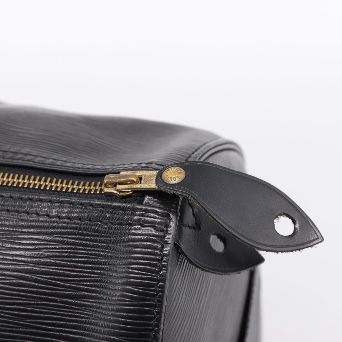 LOUIS VUITTON Epi Speedy 40 Hand Bag Black M42982 LV Auth 194868