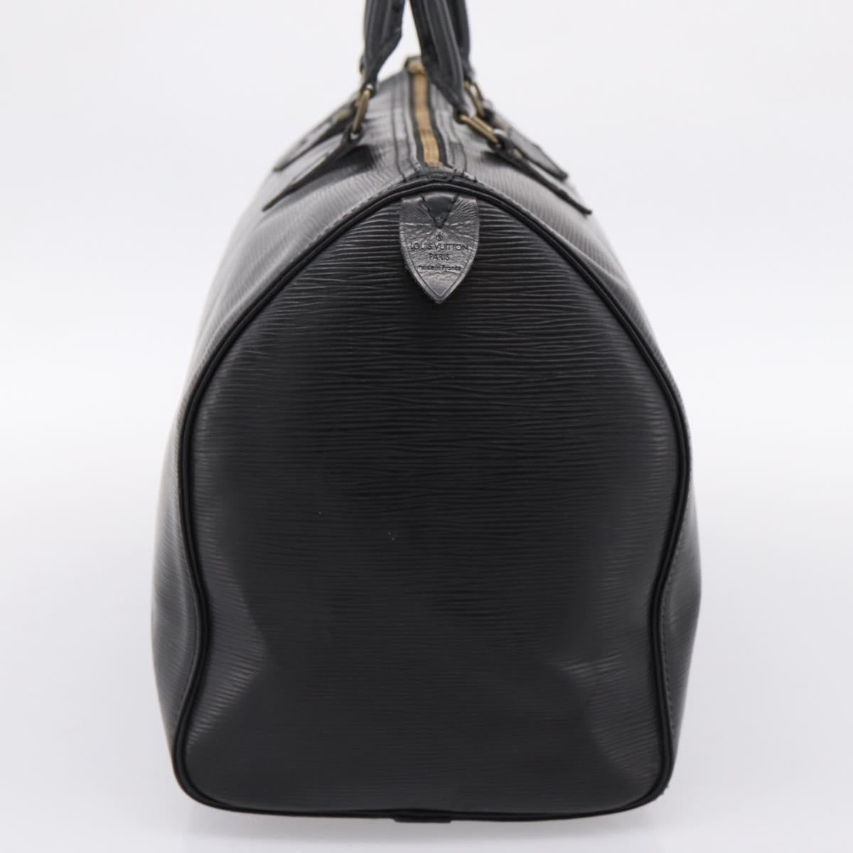 LOUIS VUITTON Epi Speedy 40 Hand Bag Black M42982 LV Auth 194868