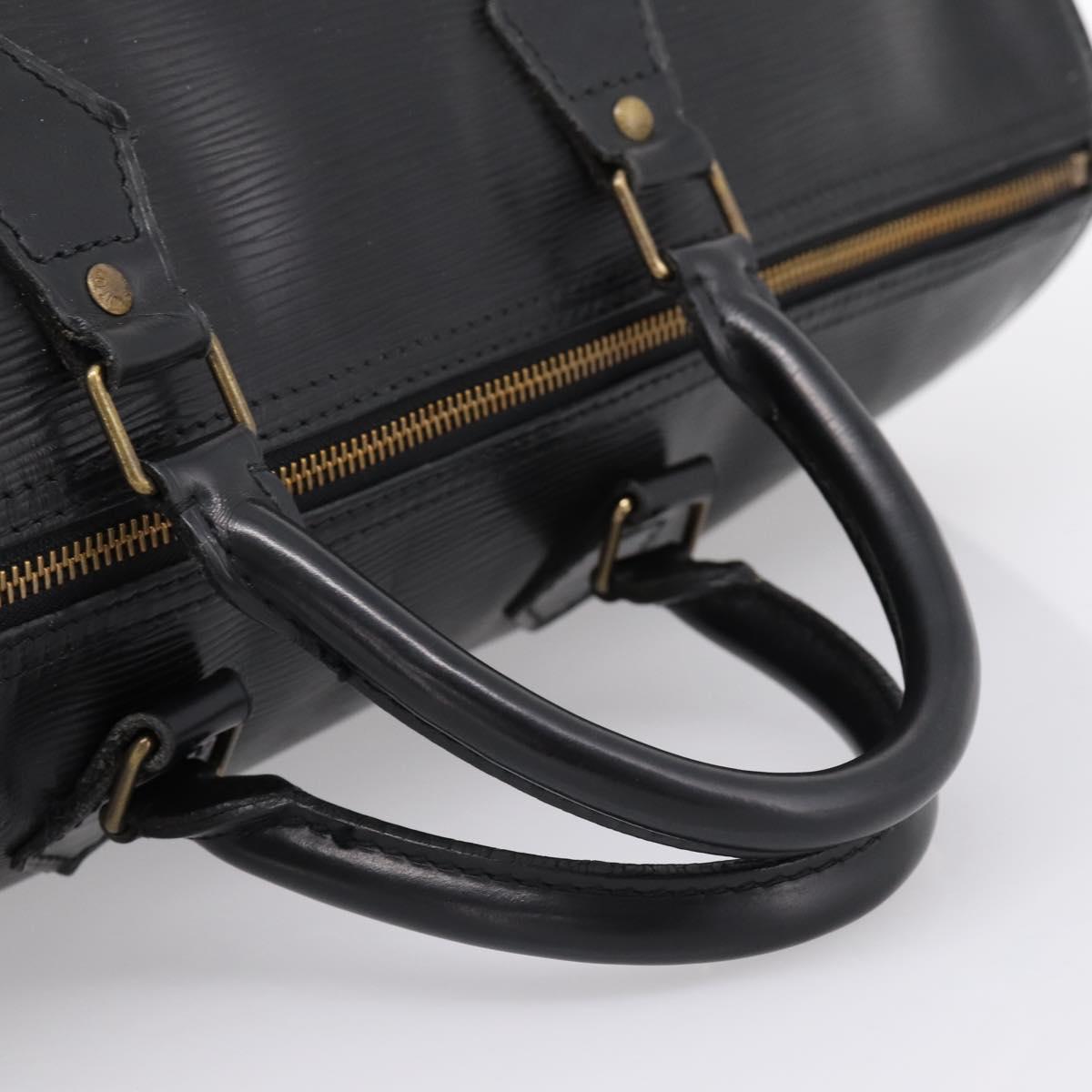 LOUIS VUITTON Epi Speedy 40 Hand Bag Black M42982 LV Auth 194868