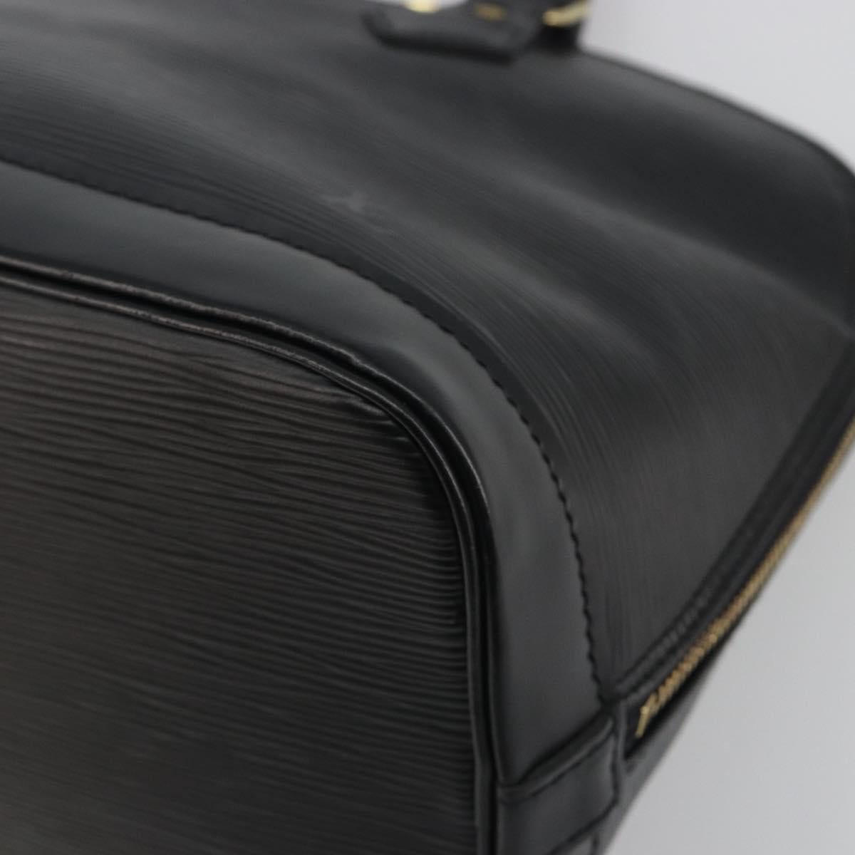 LOUIS VUITTON Epi Alma Hand Bag Noir Black M52142 LV Auth 194869V