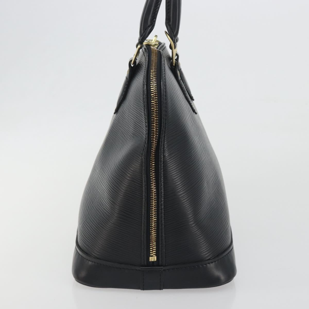 LOUIS VUITTON Epi Alma Hand Bag Noir Black M52142 LV Auth 194869V