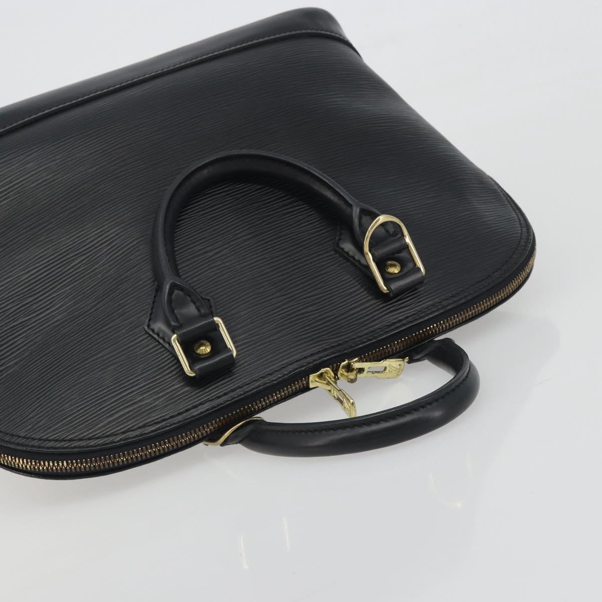 LOUIS VUITTON Epi Alma Hand Bag Noir Black M52142 LV Auth 194869V