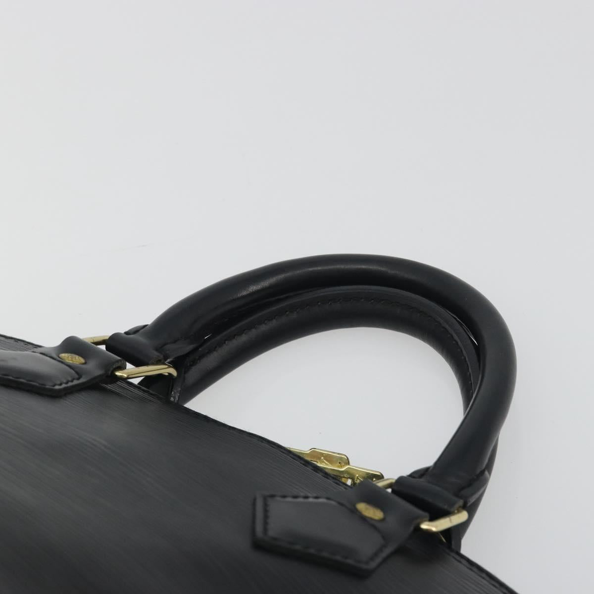 LOUIS VUITTON Epi Alma Hand Bag Noir Black M52142 LV Auth 194869V