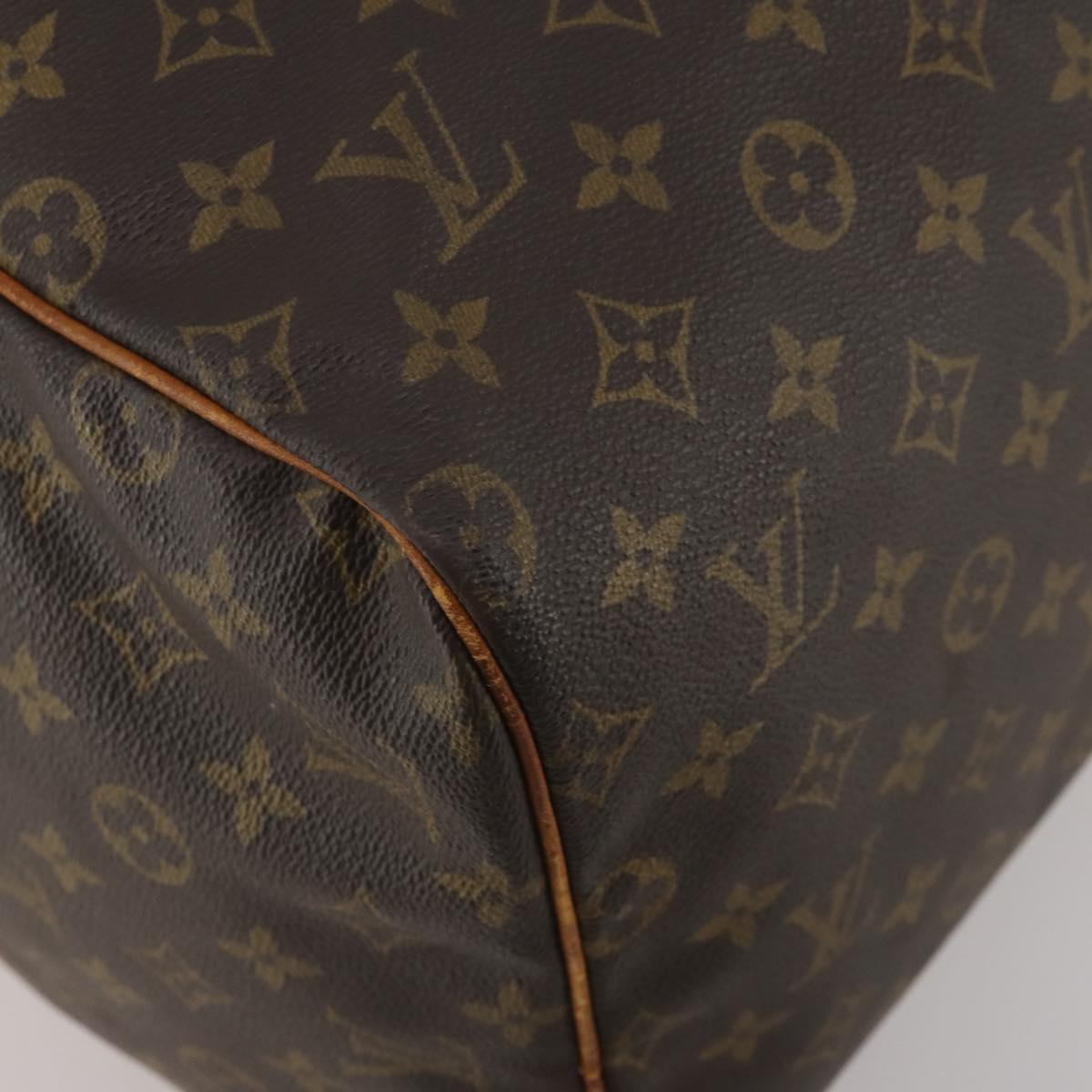 LOUIS VUITTON Monogram Sac Souple 55 Boston Bag M41622 LV Auth 194874