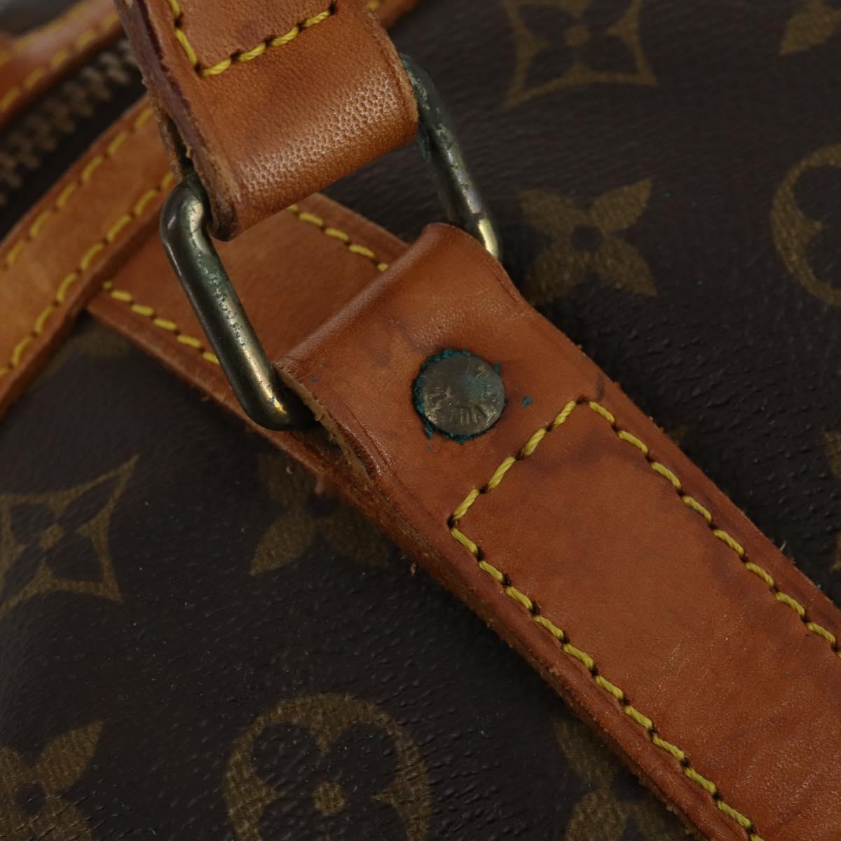 LOUIS VUITTON Monogram Sac Souple 55 Boston Bag M41622 LV Auth 194874