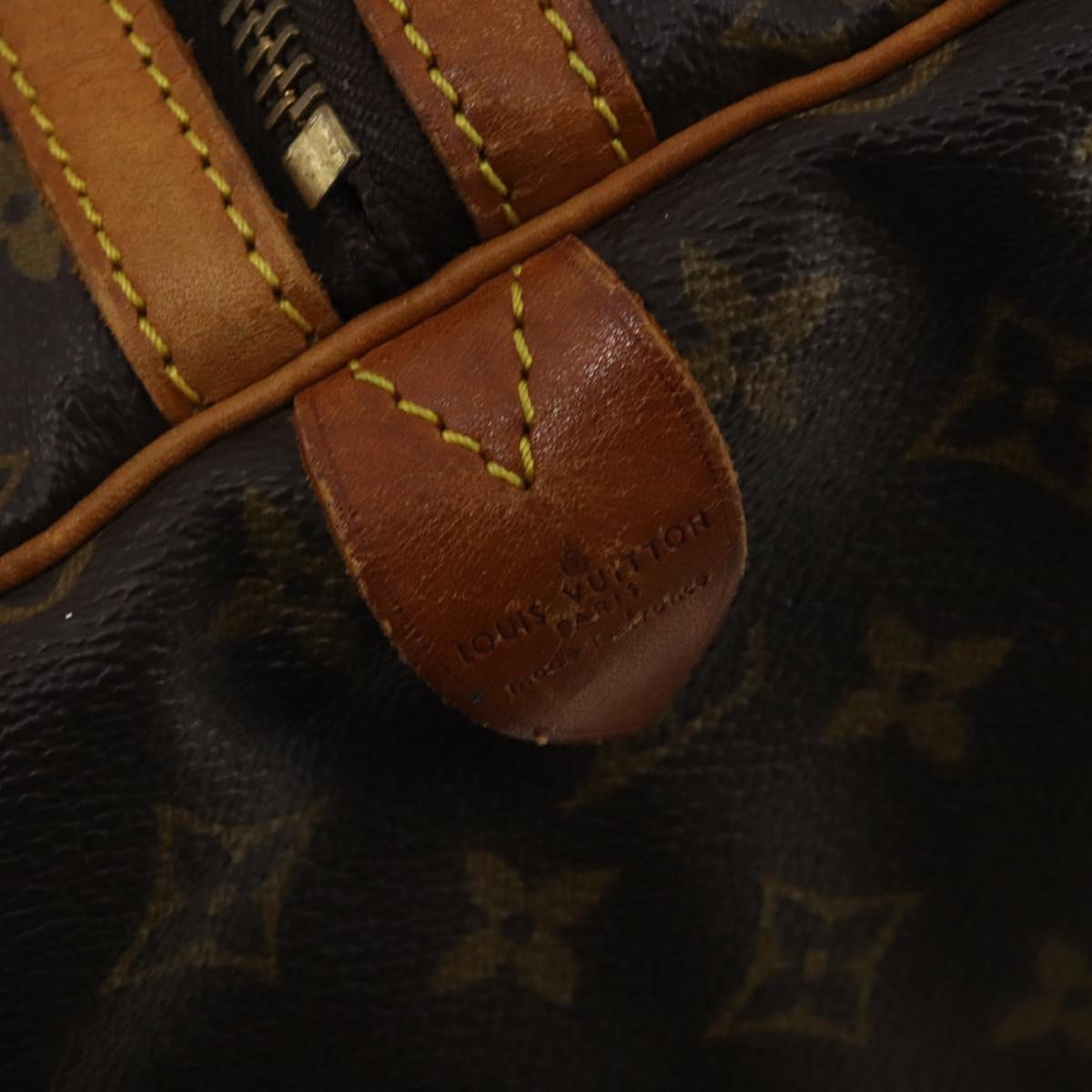 LOUIS VUITTON Monogram Sac Souple 55 Boston Bag M41622 LV Auth 194874