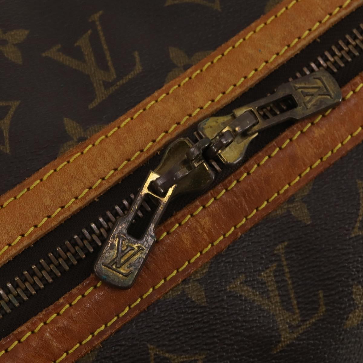 LOUIS VUITTON Monogram Sac Souple 55 Boston Bag M41622 LV Auth 194874