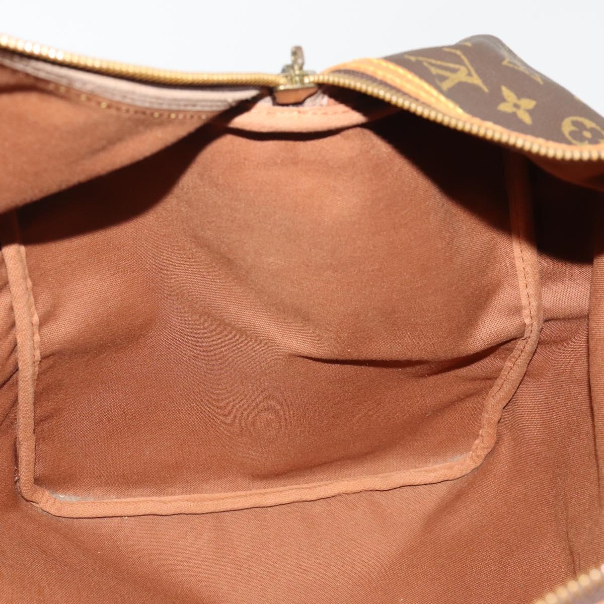 LOUIS VUITTON Monogram Sac Souple 55 Boston Bag M41622 LV Auth 194874