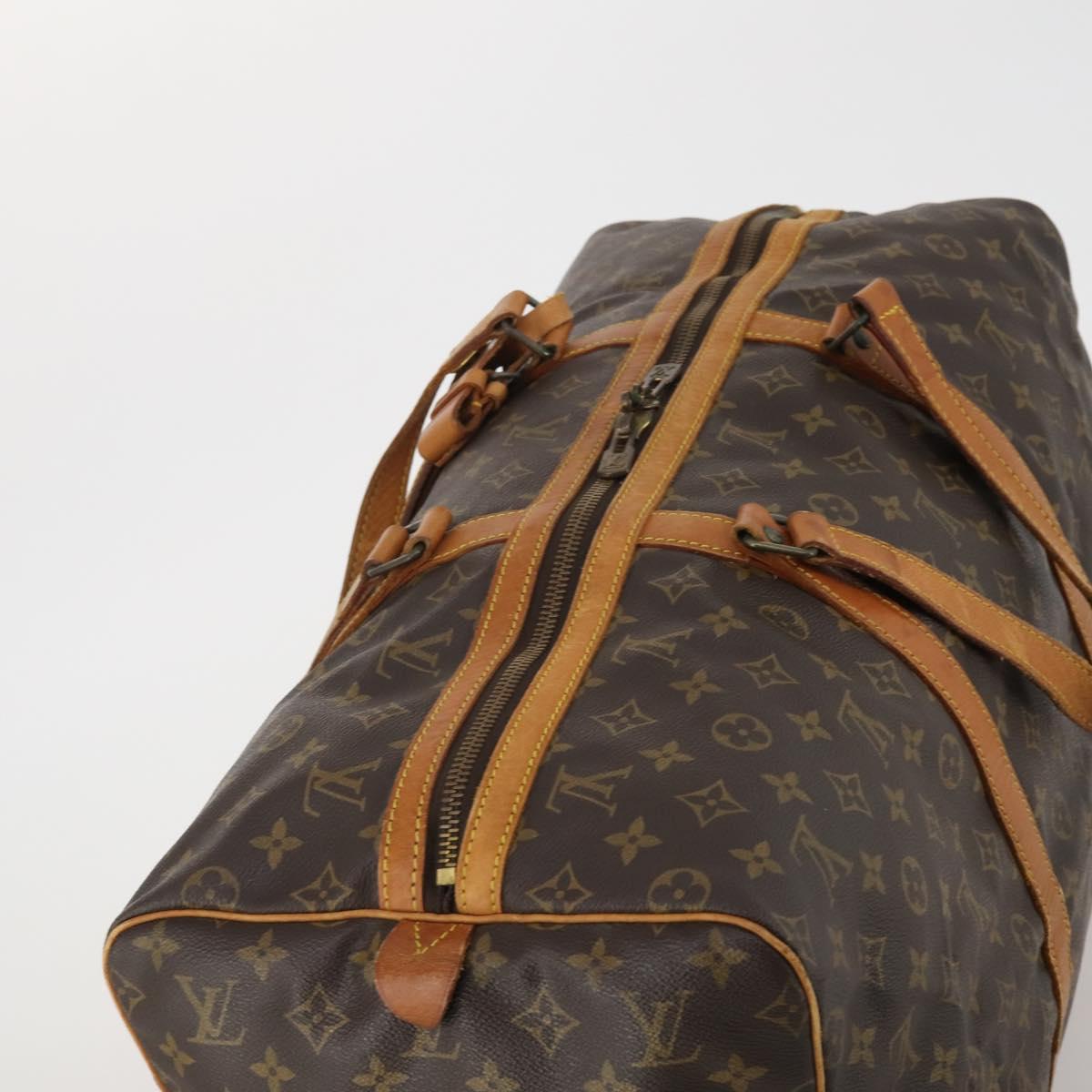 LOUIS VUITTON Monogram Sac Souple 55 Boston Bag M41622 LV Auth 194874